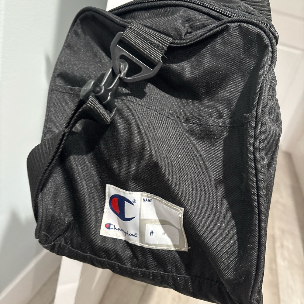 Champion Black Duffel Bag
